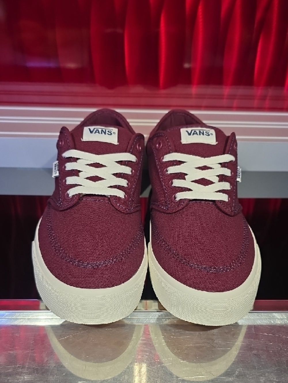 Vans Atwood Port Royale Red Men’s 6.5 Women’s 8 Low Top Skate Shoes